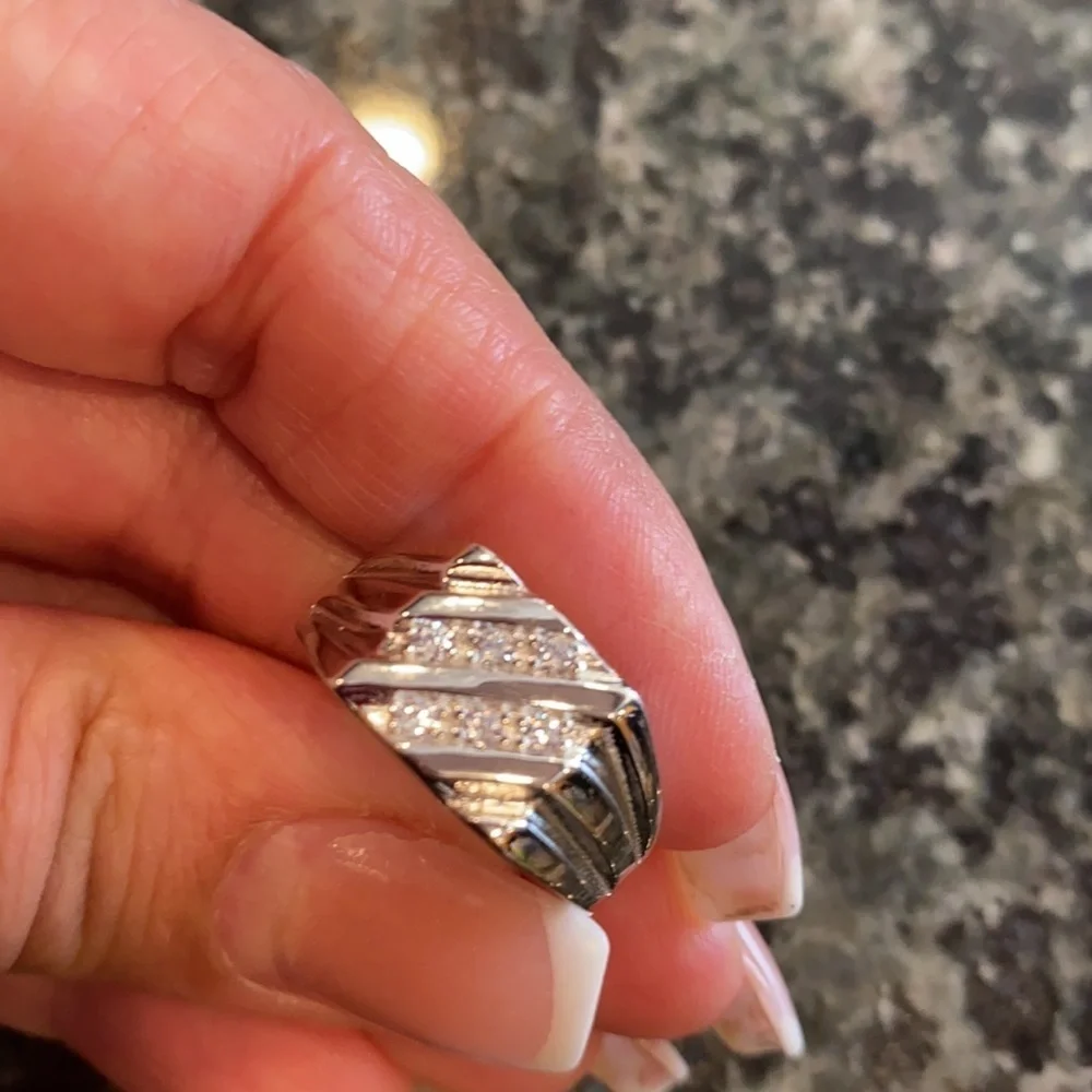 Men’s Sterling silver Wedding Ring 8 9 10 11 12